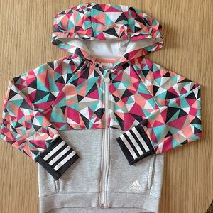 ADIDAS hoodie geometric design